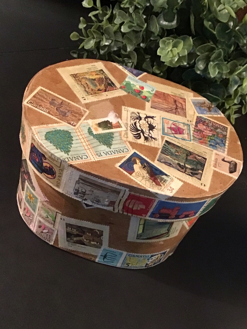 ❤5/25$ Stamp Covered Box